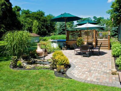 Garden landscaping in Abbots Langley